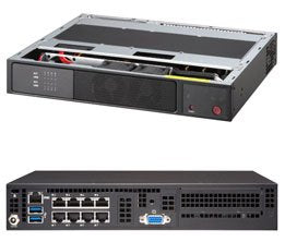 Supermicro Barebone Superserver 1u Intel Atom C3558 (4c/4t) 2,2 Ghz Sys-E300-9a-4cn8