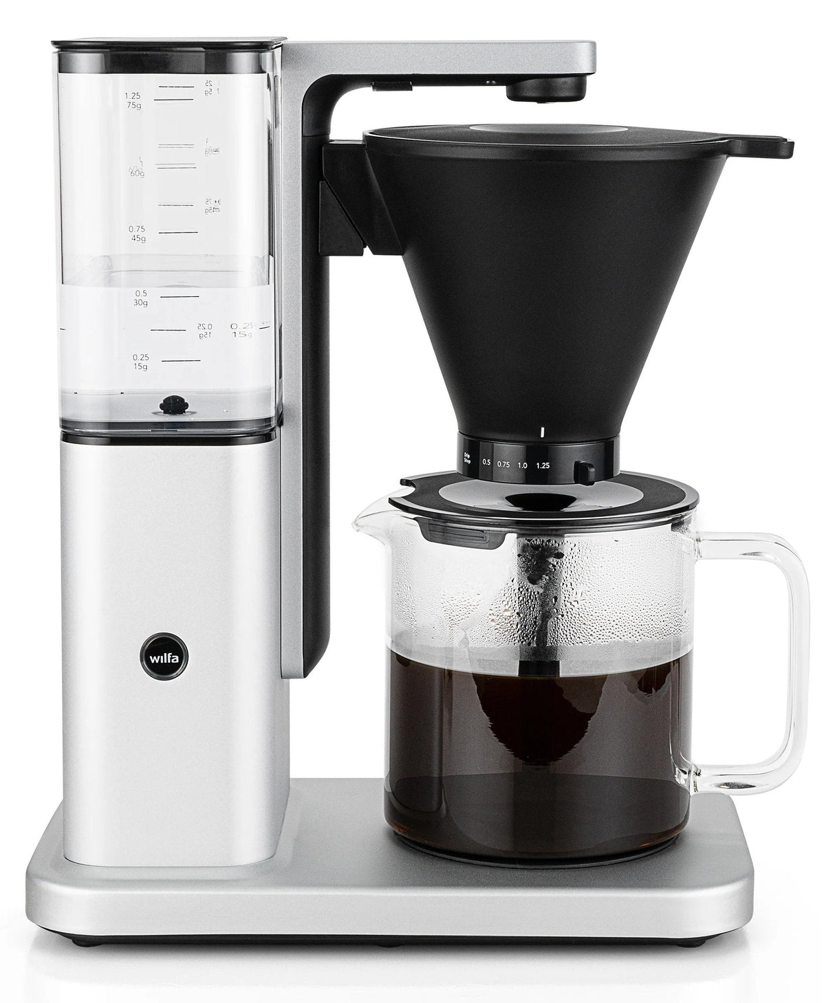 Wilfa Zense Alux Cm10apa-M125 (Aluminium/Plata, 1650 Watt, 1,25 L/10 Tassen) 602292