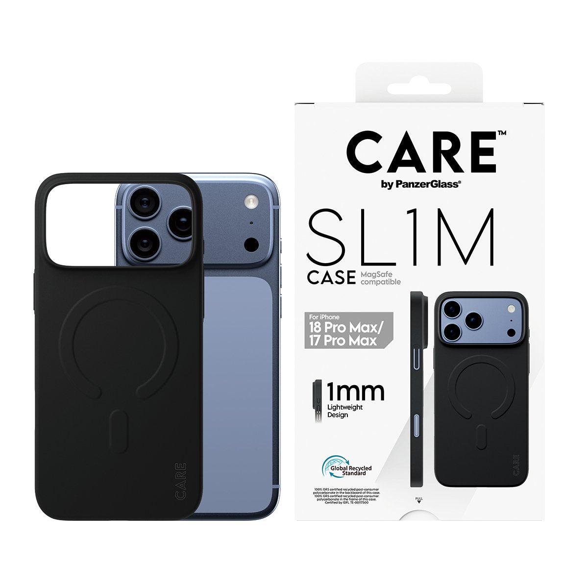 Care By Panzerglass Sl1m Case Negro M. Magsafe Iphone 17 Pro Max