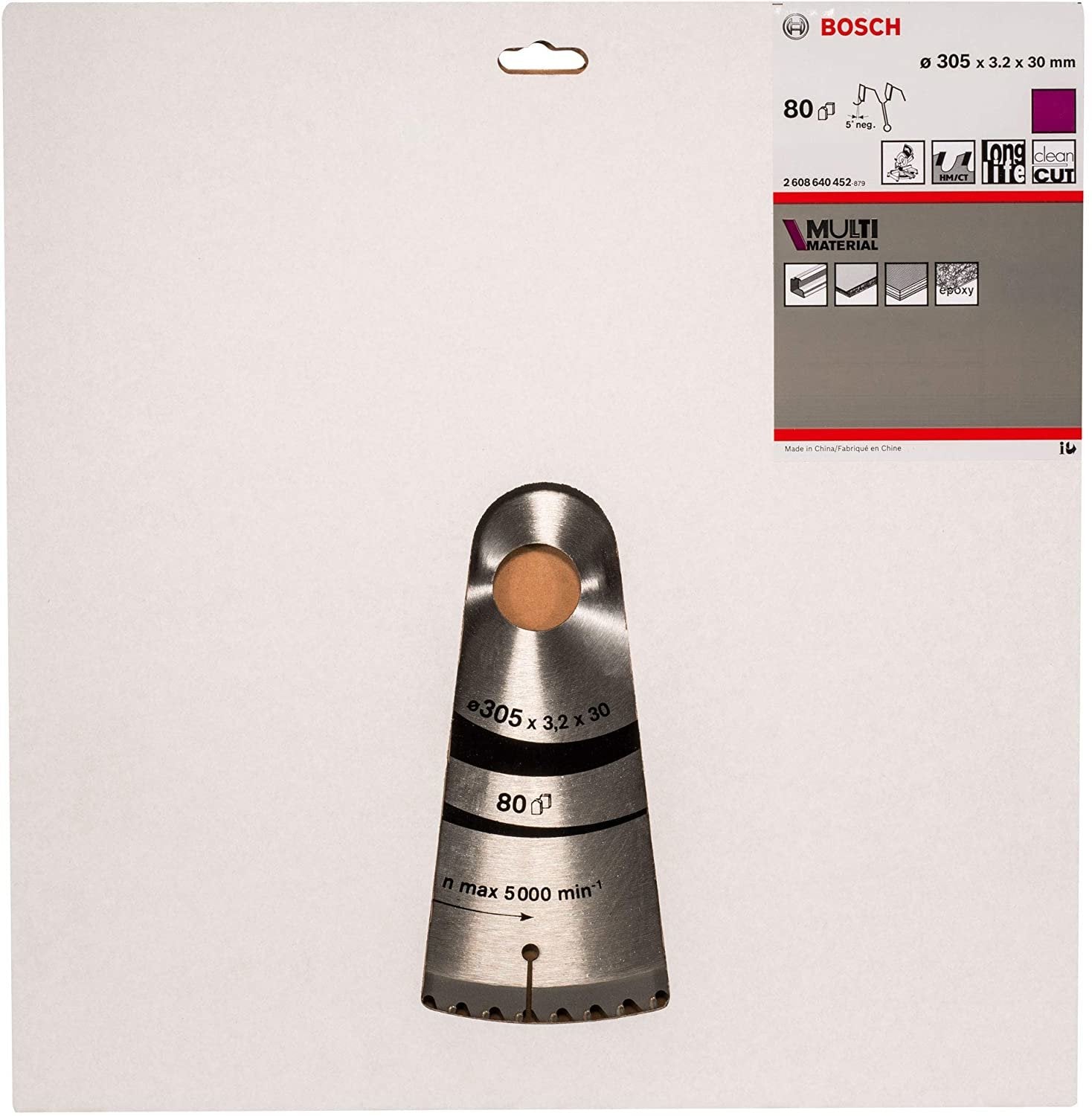 Bosch 2 608 640 452 Hoja De Sierra Circular