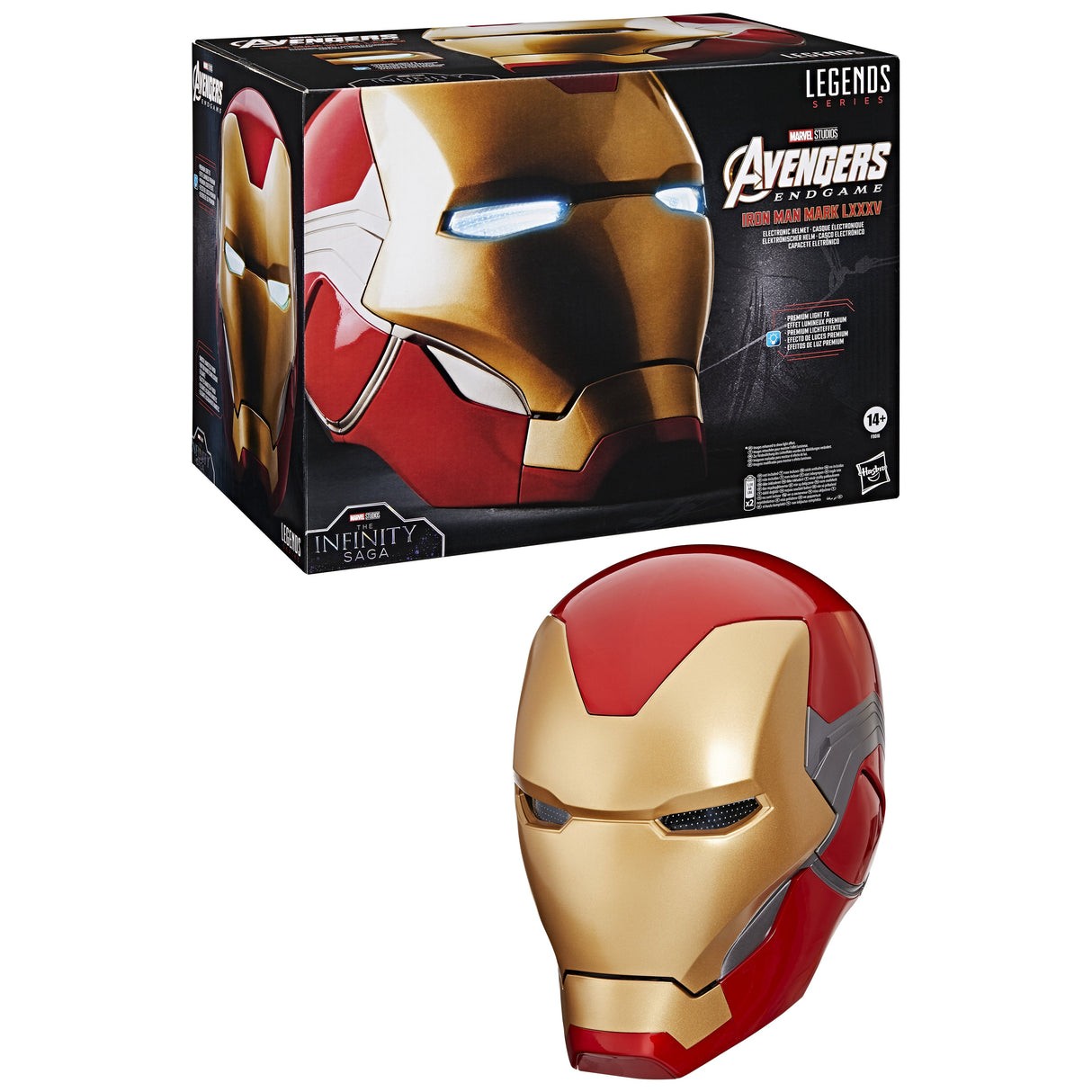 Cásco Electrónico Hasbro Marvel Legends Series Avengers Endgame Iron Man Mark Lxxxv