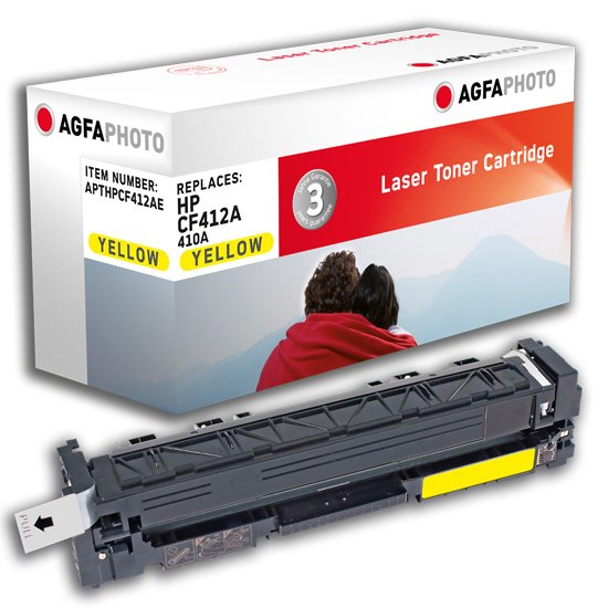 EAN 4250164851260 - AgfaPhoto APTHPCF412AE cartucho de tóner 1 pieza(s) Amarillo imagen 1