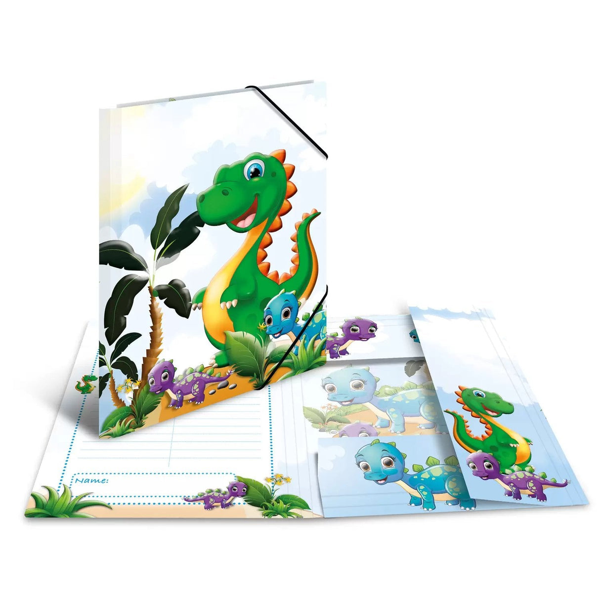 Carpeta Herma A4 Dinos Cartulina