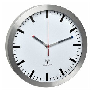 EAN 4009816029744 - TFA-Dostmann 60.3528.02 reloj de mesa o pared Alrededor Aluminio, Blanco imagen 1