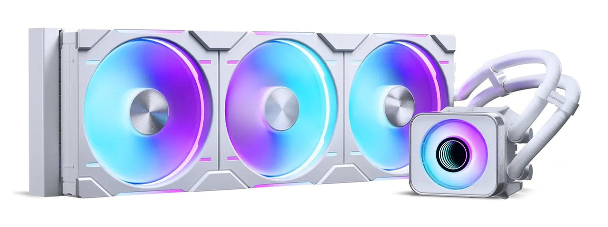K Phanteks Glacier One 420d30 X2 Drgb Weiss Aio-Wasserkühlung