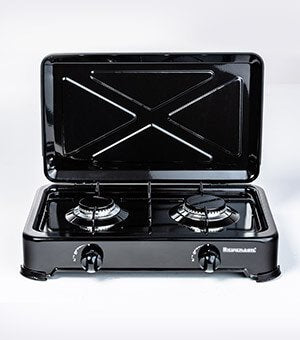 EAN 5902230901407 - Ravanson K-02TB hobs Negro Encimera Encimera de gas 2 zona(s) imagen 1