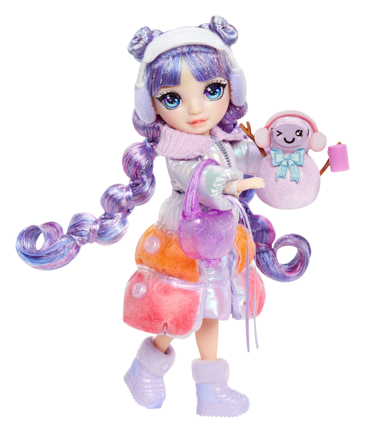 Muñeca Mga Entertainment Rainbow High Winter Wonderland Doll - Violeta (Purple) 120865-Euc