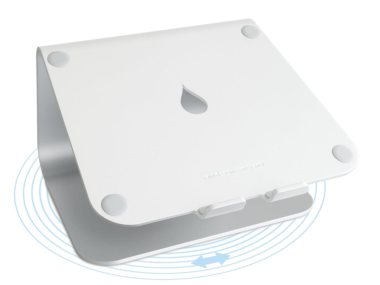 Rain Design Mstand360 Soporte Giratorio F. Macbook/Pro, Laptop Stand, Plateado