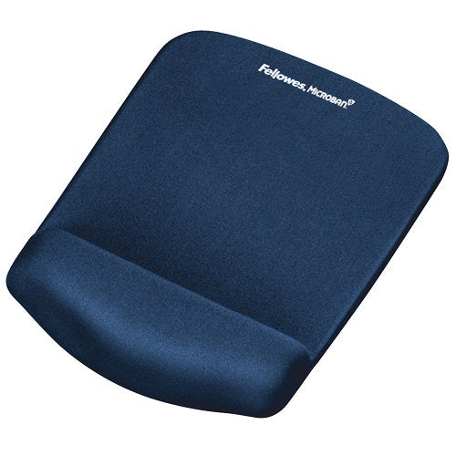Fellowes Plushtouch Alfombrilla Con Reposamuñecas Foam Fusion - Confor Superior - Proteccion Antibacterias - Base