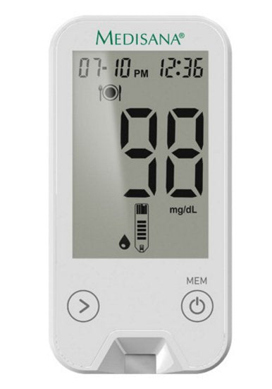EAN 4015588790300 - Medisana MediTouch medidor de glucosa 5 s 0,6 µl Blanco imagen 1