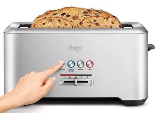 EAN 9312432030267 - Sage the 'Bit More' 4 Scheiben Toaster 4 rebanada(s) Plata imagen 2