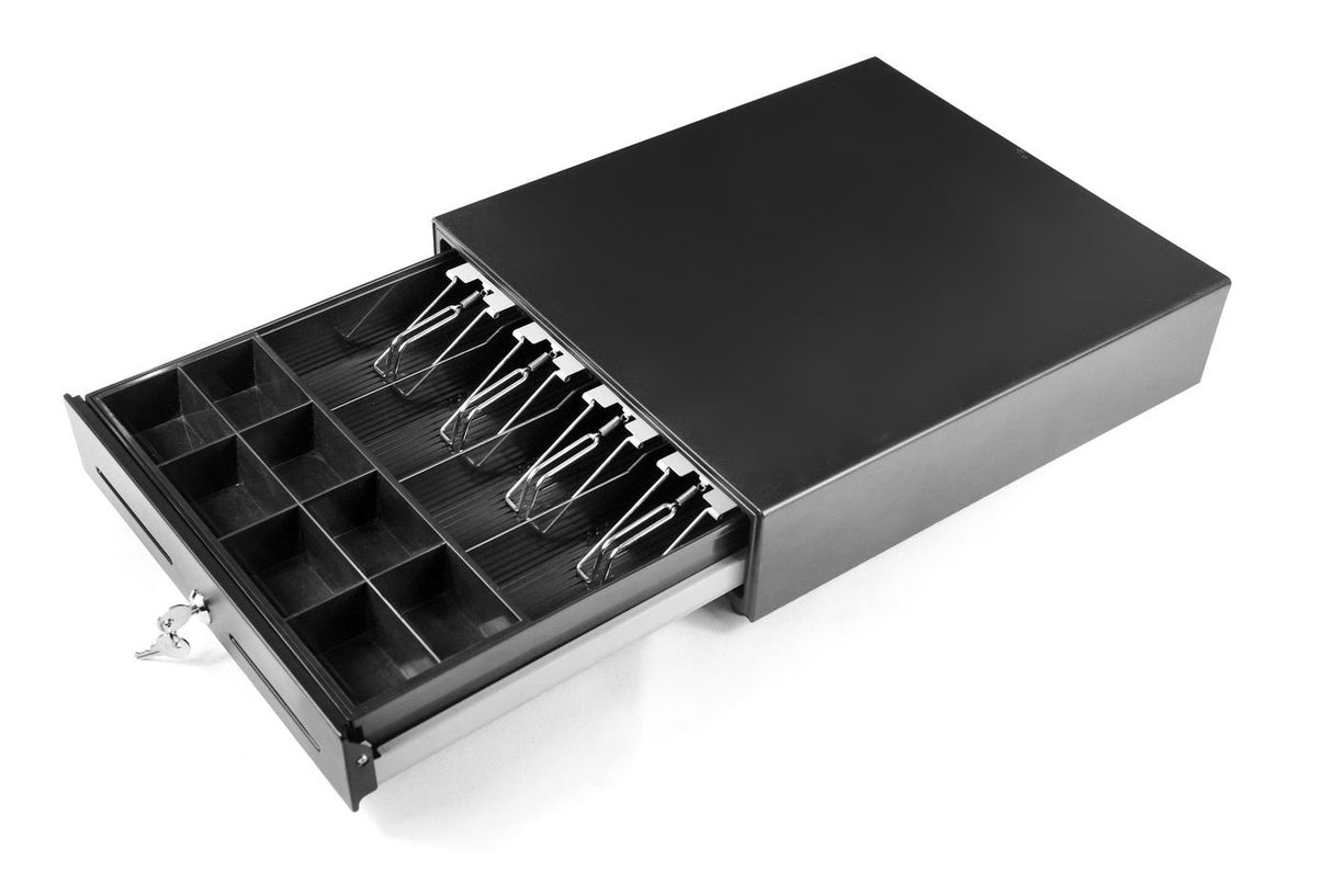 410mm Cash Drawer 4b/8c, Black (All With Same Lock)