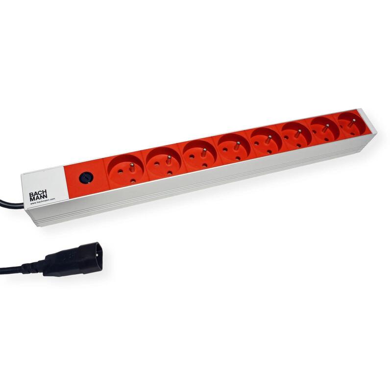 Bachmann 48,26cm 19zoll 1he 8xute Rt 1xfuse 10a Strom 2,0m
