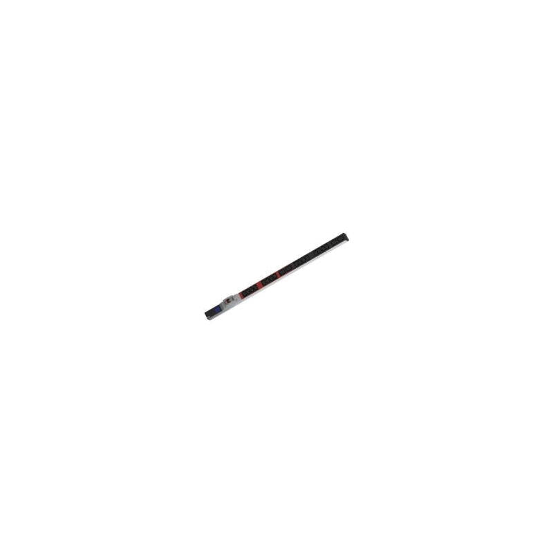 Bachmann It Pdu Alu 1he 24x C13 6x Schutzkontakt 6ls, Cee 3x 32a Rot