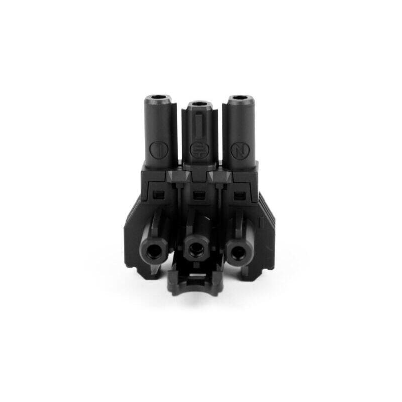 Bachmann Verteilerblock Wieland Gst18 1xin 2xout Mit Befestigungsmglichkeit Schwarz