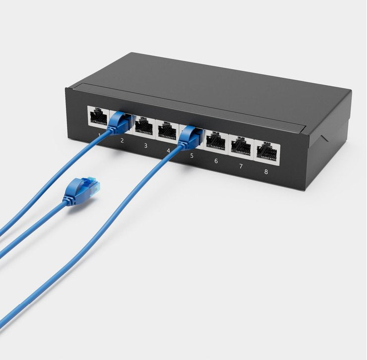 Shiverpeaks Cable De Red Cable De Red Cat.6 U/Utp Slim Azul 2m