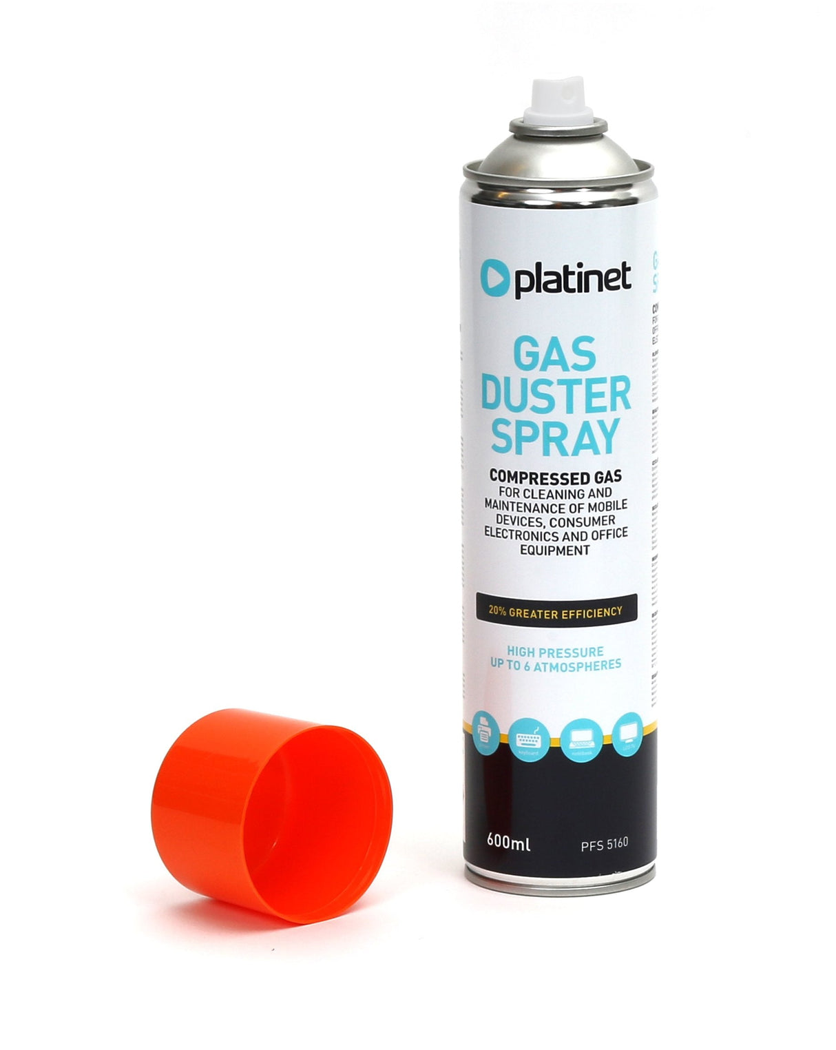 Platinet Aire Comprimido Bote 600ml Pfs5160