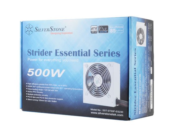 Fuente De Alimentación Silverstone St50f-Es230 500w 80 Plus