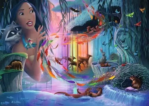 Colección De Castillo De Ravensburger Disney: Pocahontas, Puzzle 1000 Parts 12001344