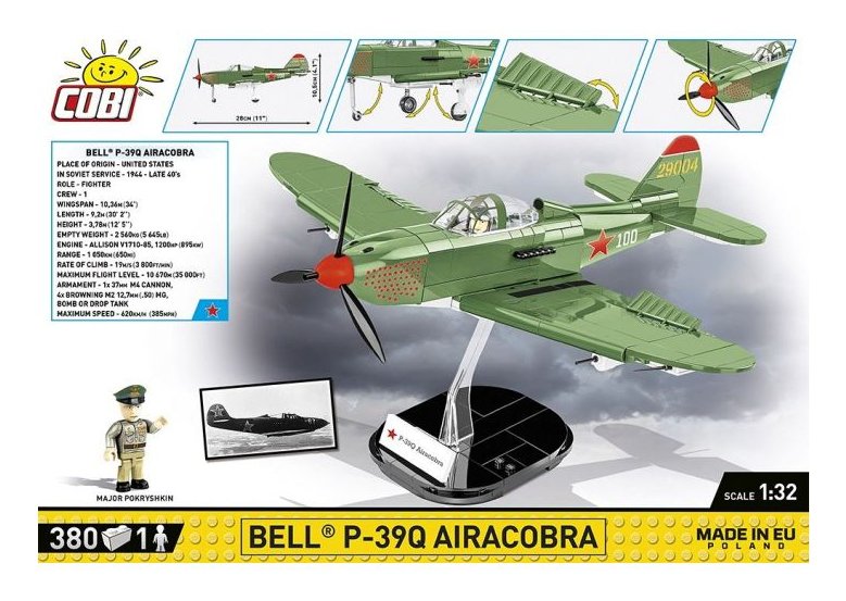 EAN 5902251057473 - COBI Bell P-39Q Airacobra imagen 7
