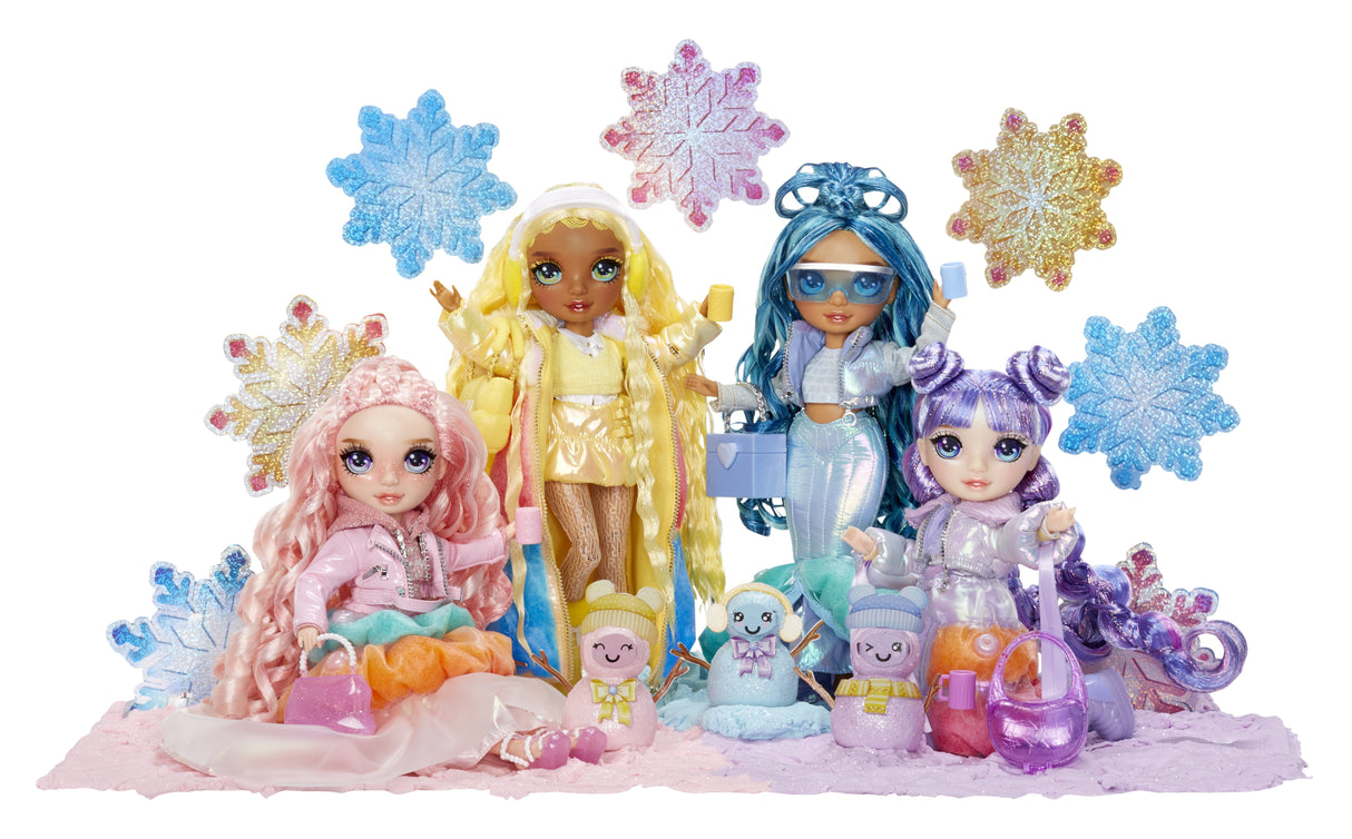 Muñeca Entretenimientos Rainbow High Winter Wonderland - Bella (Azul), Muñeca 120834-Euc
