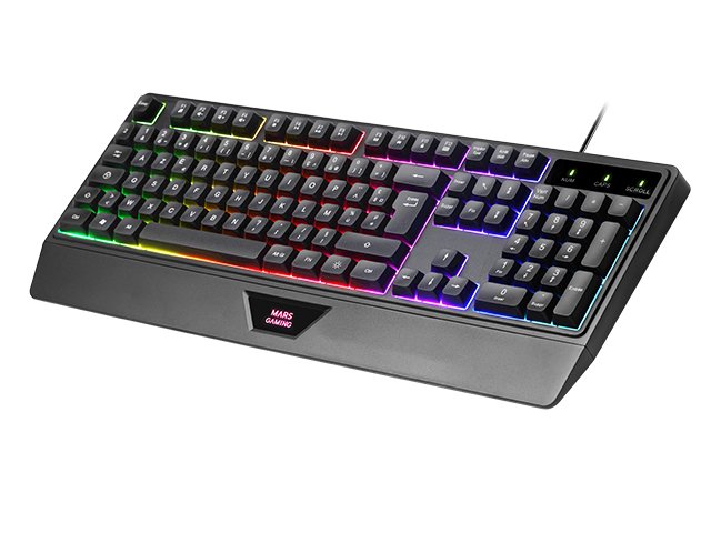 Pack Gaming Mars Gaming Mcp124 Teclado H-Mech + Ratón Óptico + Alfombrilla Negro