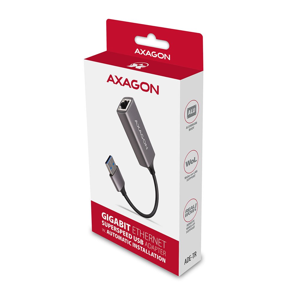 Axagon Adaptador Ade-Src Gigabit Ethernet 10/100/1000 - Usb 3.1 Tipo-C