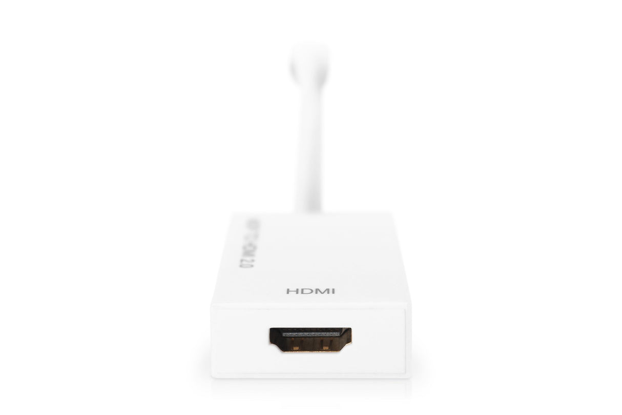 EAN 4016032427490 - Digitus AK-340416-002-W adaptador de cable de vídeo 0,2 m Mini DisplayPort HDMI tipo A (Estándar) Blanco imagen 4
