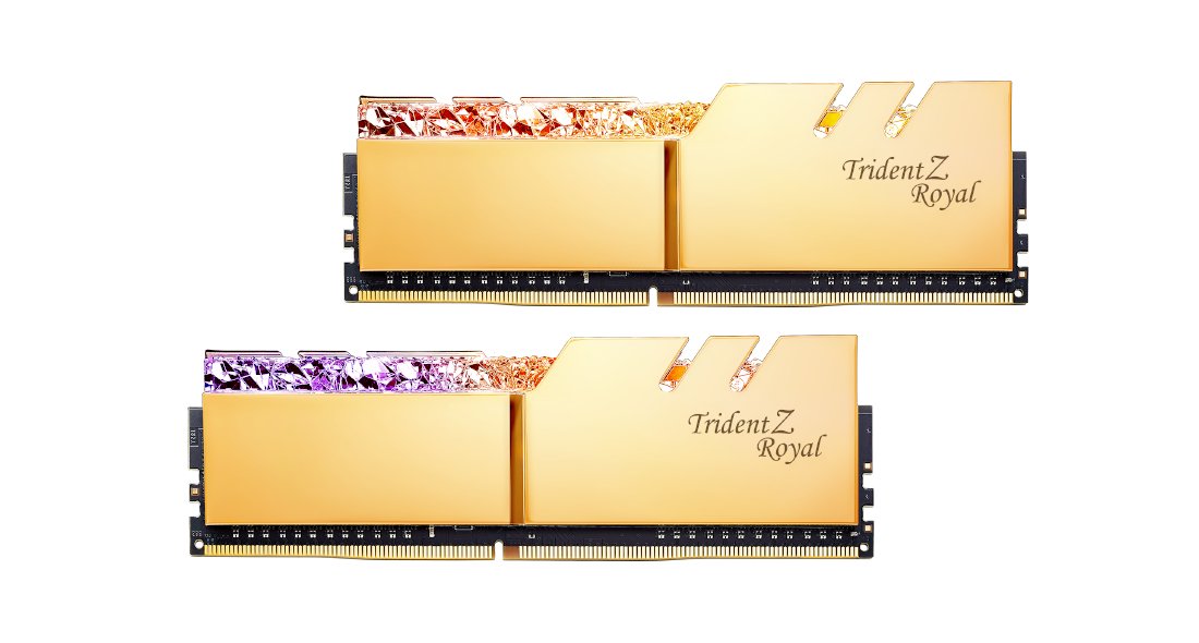 Memoria Ram G.Skill Trident Z Royal 64 Gb (8 X 8 Gb) Ddr4 3600 Mhz Cl14 F4-3600c14q2-64gtrgb