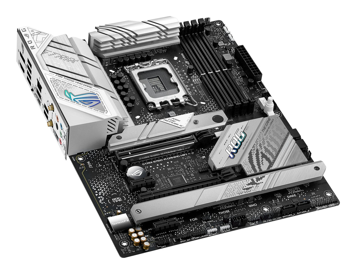Placa Asus Rog Strix B760-A Gaming Wifi,Intel,1700,B760,4ddr5,128gb,Hdmi+Dp,4sata+3m.2,3usb 3.2+2usb-C,2.5gb+Wifi6e+Bt5.3,Atx