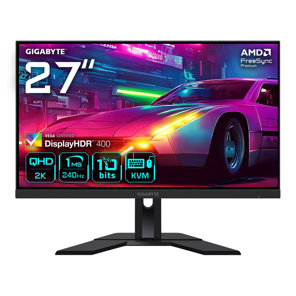 EAN 4719331814724 - GIGABYTE M27Q X pantalla para PC 68,6 cm (27") 2560 x 1440 Pixeles Quad HD LED Negro imagen 1
