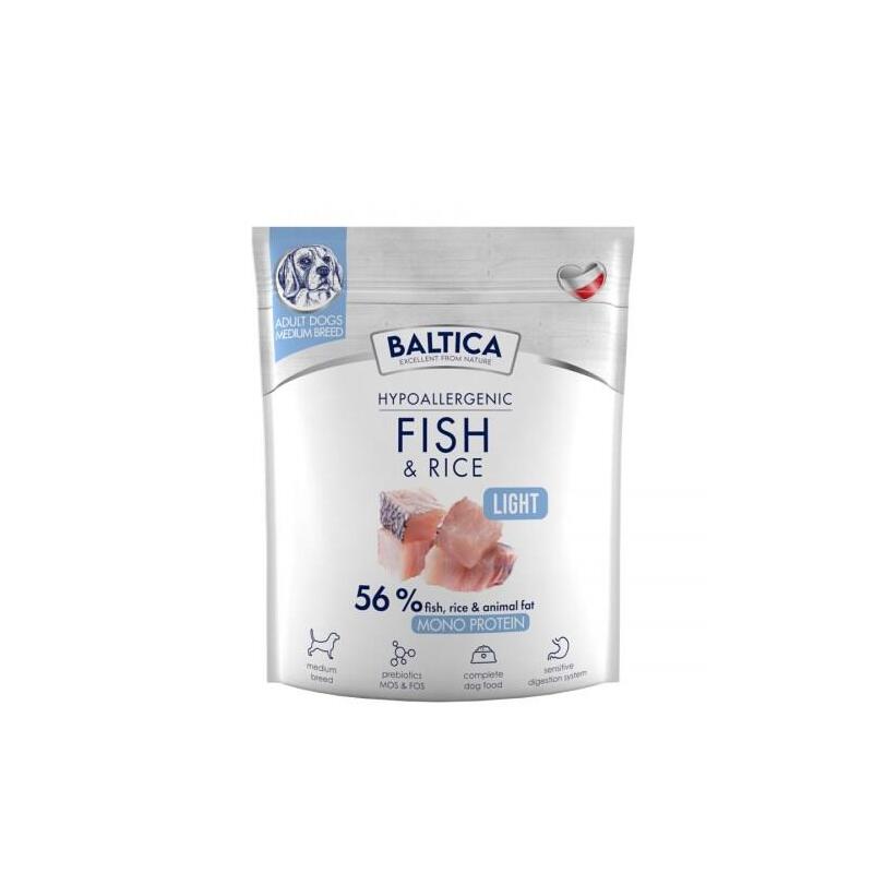 Baltica Nutraceutic Hypoallergenic Fish & Rice Light M 1kg