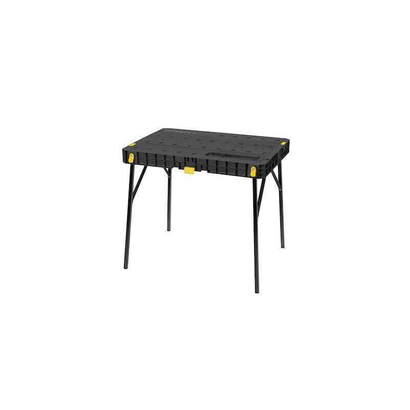 Banco De Trabajo Portátil Stanley Essential Negro, Soporta Hasta 320 Kg