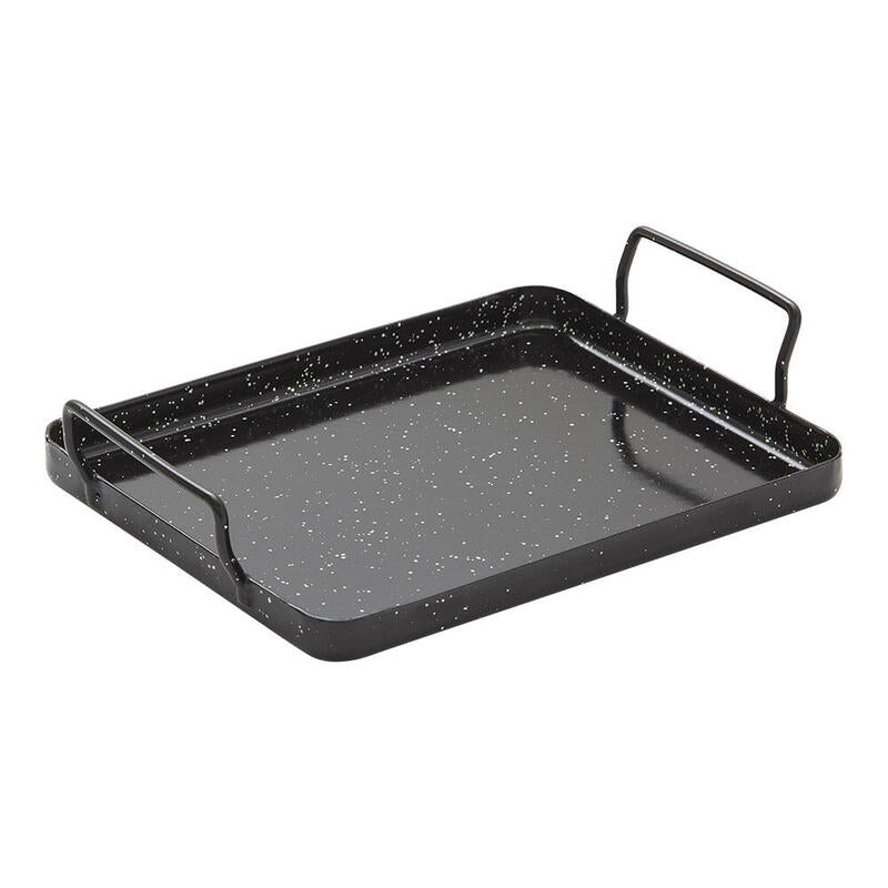 Bandeja De Acero Esmaltado Para Horno 26x30x2cm Vaello