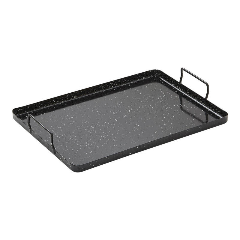 Bandeja De Acero Esmaltado Para Horno 40x40x2cm Vaello