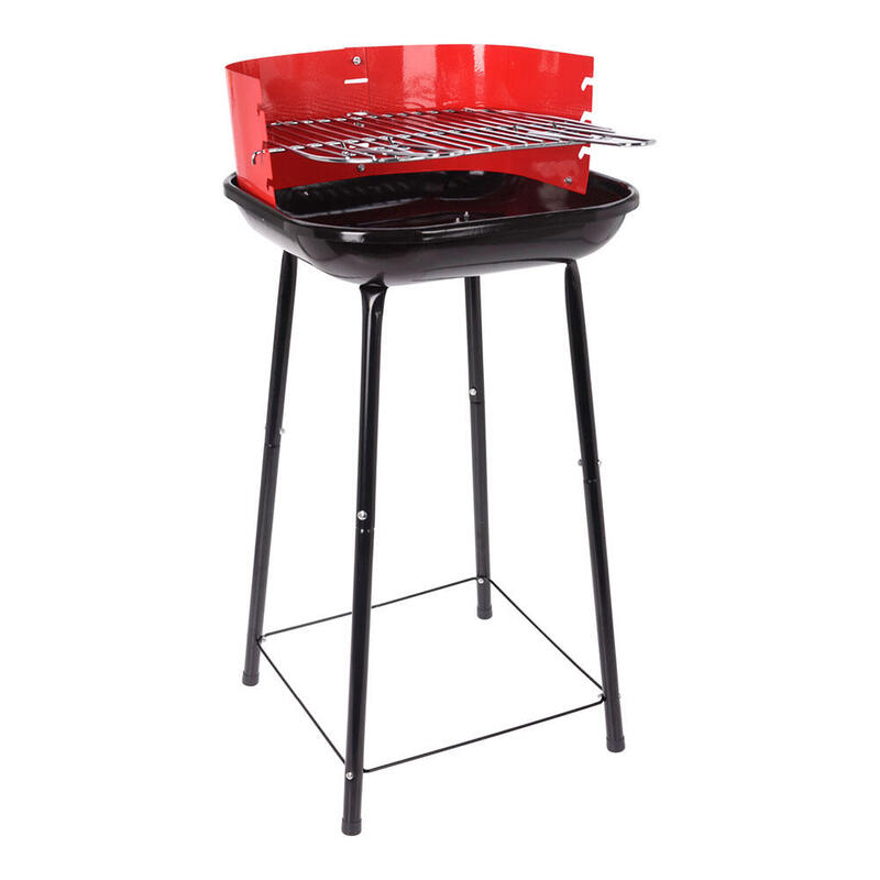 Barbacoa De 4 Patas Con Parrilla. 33x33x74cm