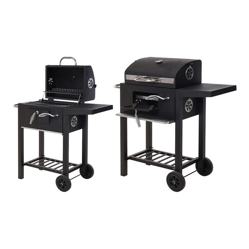 Barbacoa De Carbon Con Tapa 96xd36xl48,5cm