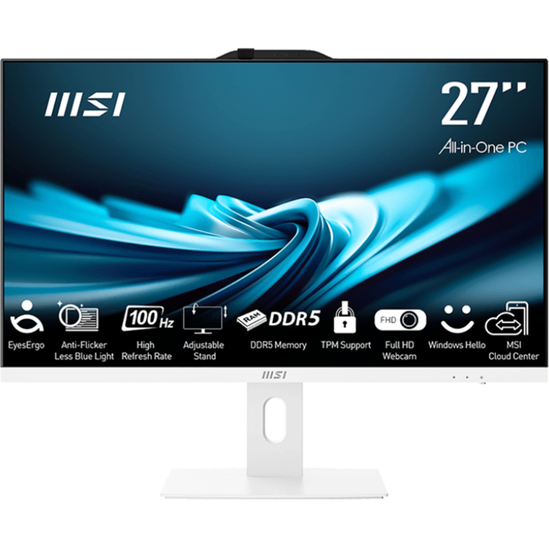 Barebone Msi Aio Pro Ap272p I714700_16gb _1tb White