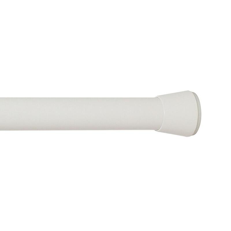 Barra Extensible Multiuso A Presión Sin Taladro, Blanca, Ø2,8 - 2,5 X 70 - 120 Cm