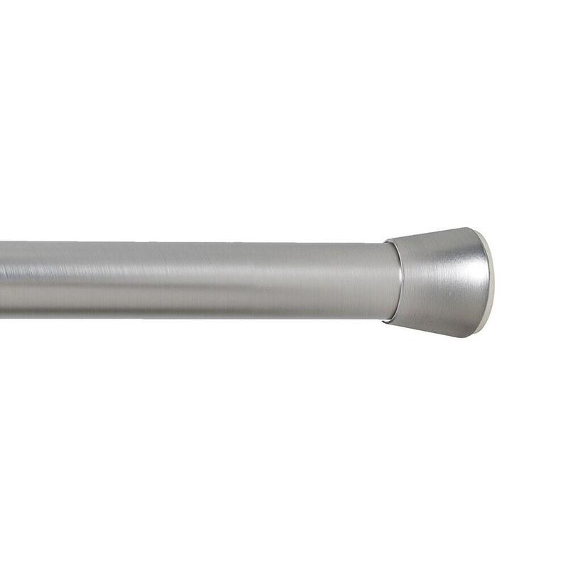 Barra Extensible Multiuso A Presión Sin Taladro, Plata, Ø2,8 - 2,5 X 70 - 120 Cm