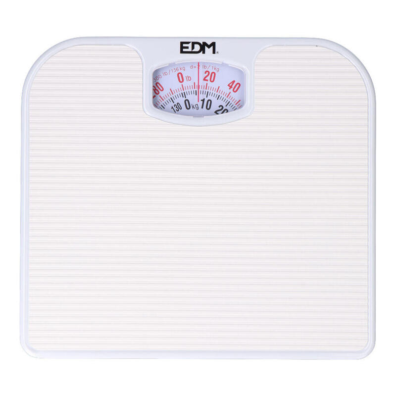 Bascula De Baño Mecanica Max. 130kg Edm