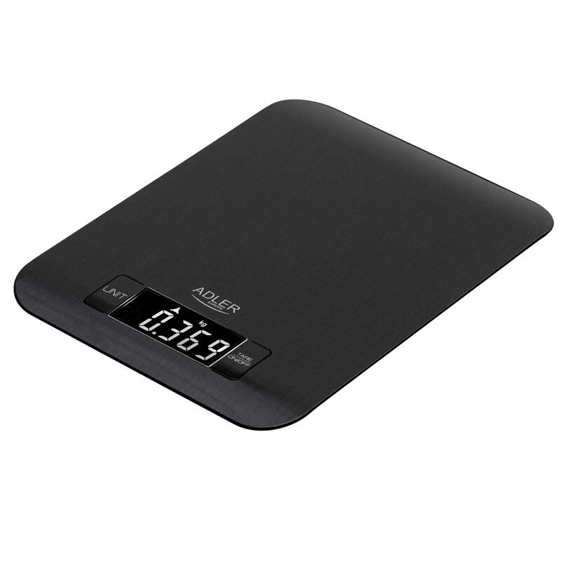 Báscula De Cocina Adler Ad 3183, 5 Kg, Negra