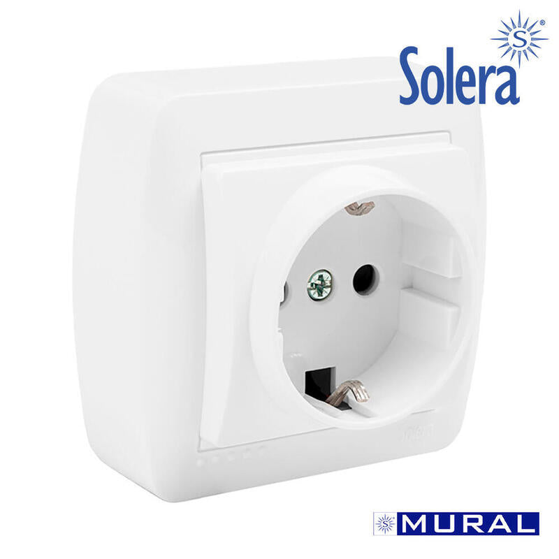 Base Bipolar Con T/Tl 74x72x28mm S. Mural Solera Mur60u