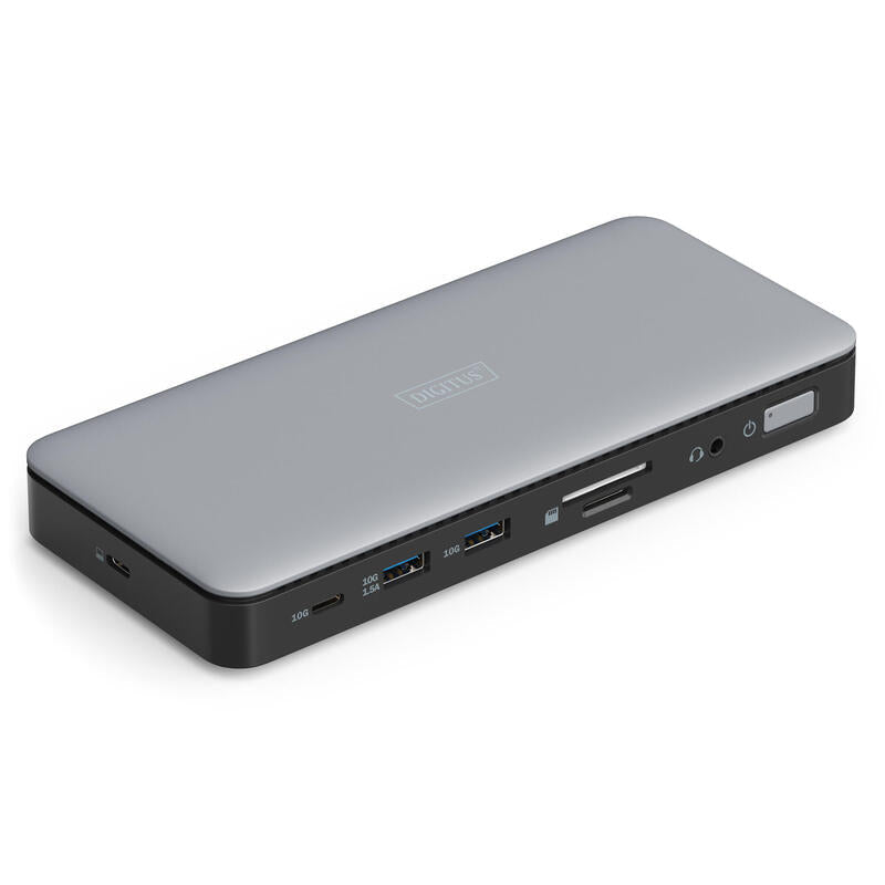 Base De Conexión Usb-C 11 Portowa, Max. 4k/60hz Con Hdr, Hdmi, Dp, Max. 3 Monitory (Mst), Usb-C 3.2 Gen2, Gigabit Ethernet, Sd/Micro Sd, Dc 150w
