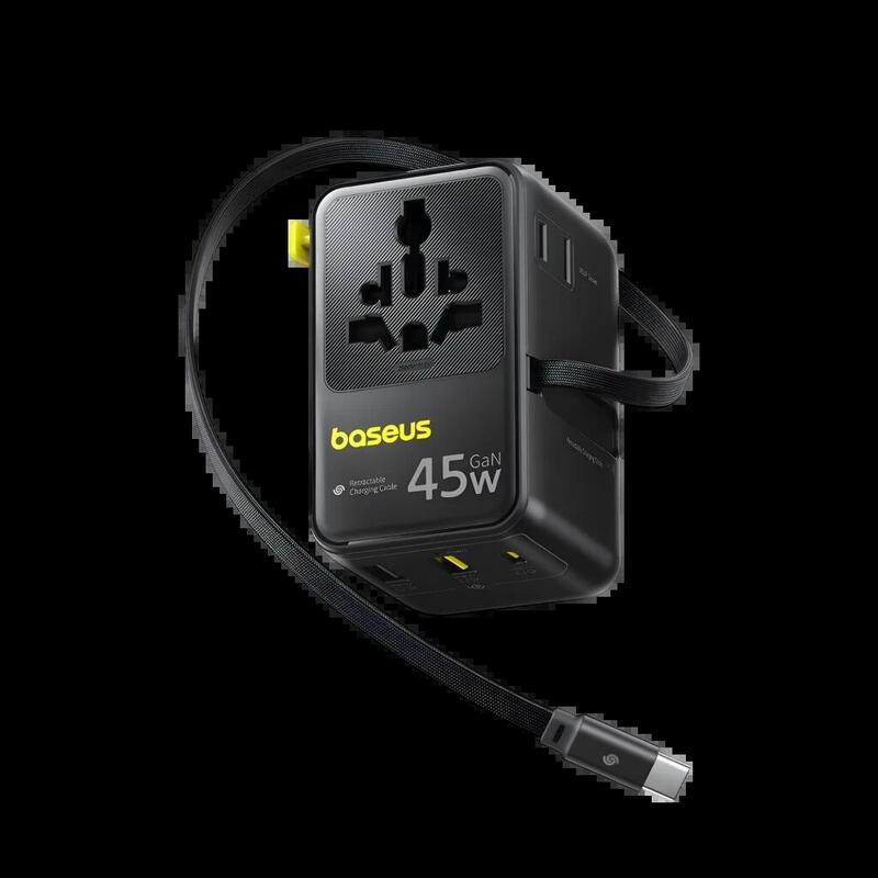Baseus Picogo Ag11 Fast Universal 45w Travel Charger 45w Cosmic Black