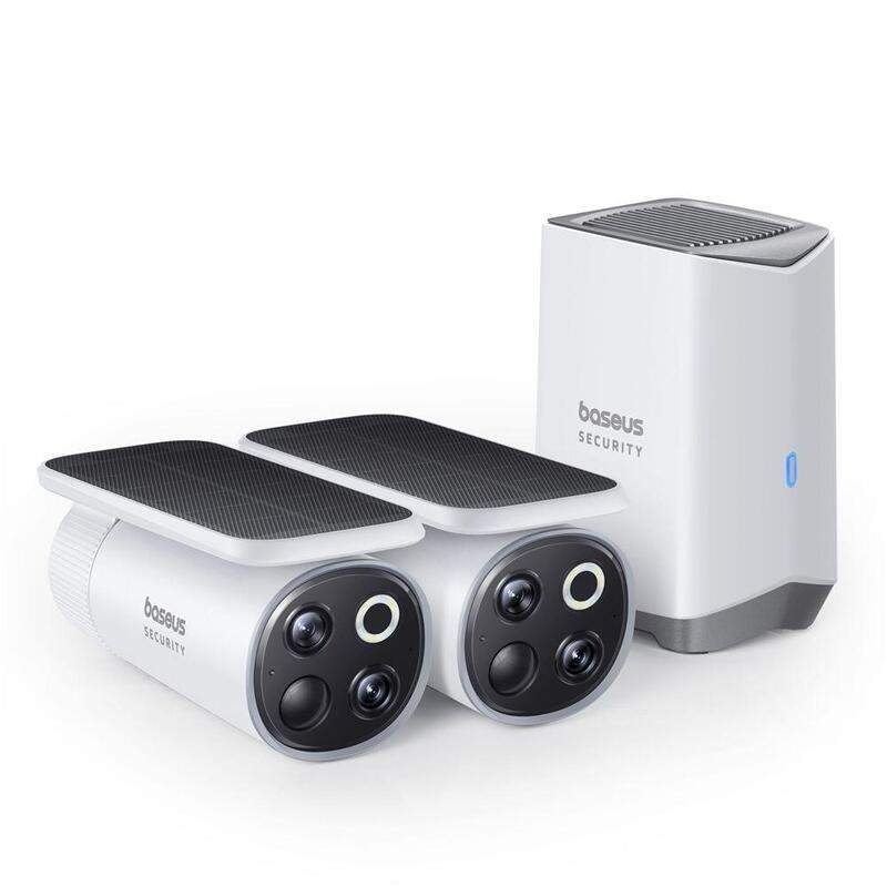 Baseus Security S1 Pro Outdoor Dual Camera 3k Kit White Eu
