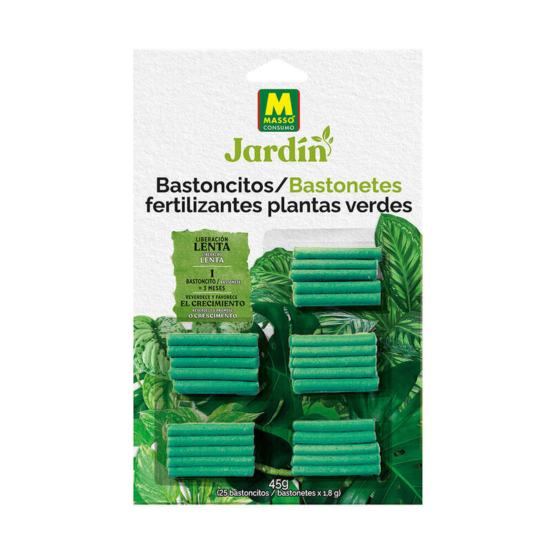 Bastoncitos Fertilizantes Plantas Verdes, 25 Uds
