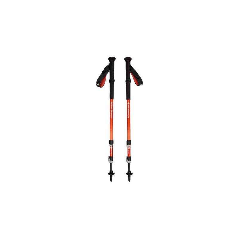 Bastones De Trekking Black Diamond Trail Back, Equipo De Fitness 1 Par, 100 A 140 Cm, Burnt Sienna Bd1125526044all1