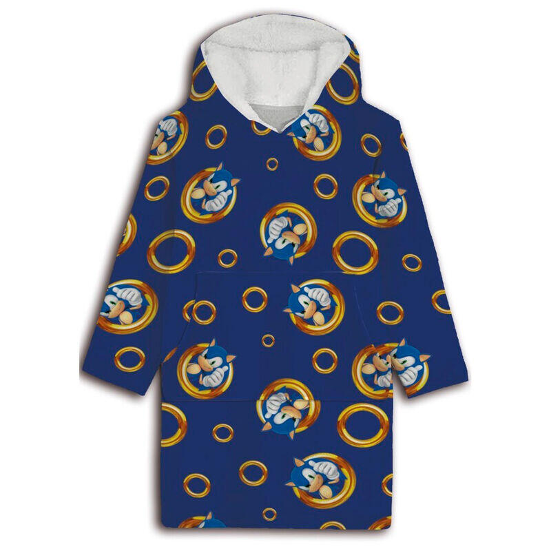 Bata Sudadera Oversize Sonic The Hedgehog Coral Adulto