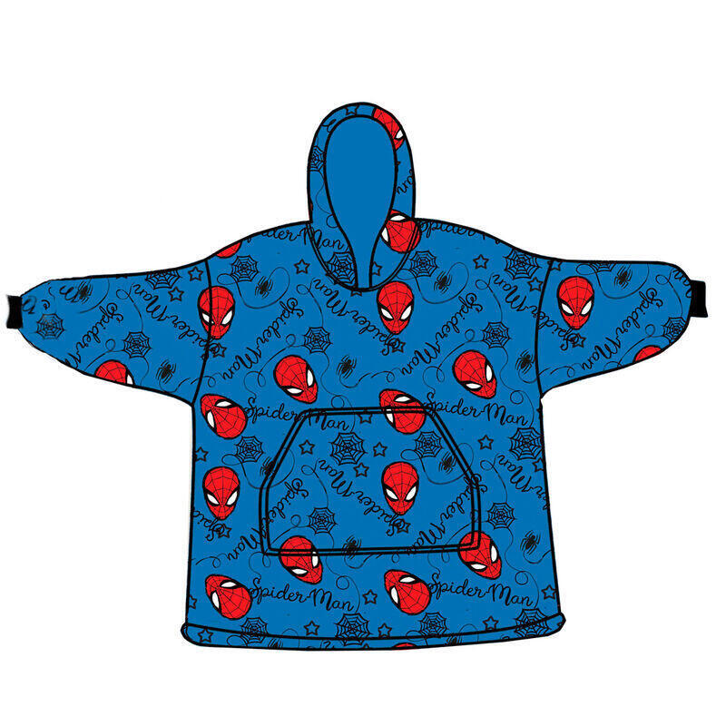 Bata Sudadera Oversize Spiderman Marvel Coral Infantil